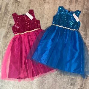 Girls 7-8, 8-9 year old Sequence Dresses